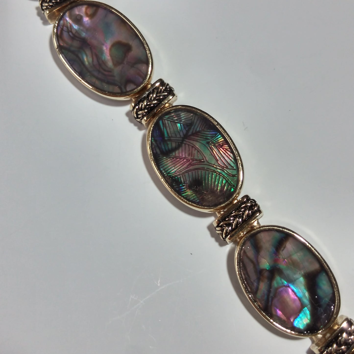 1970s Abalone Bracelet