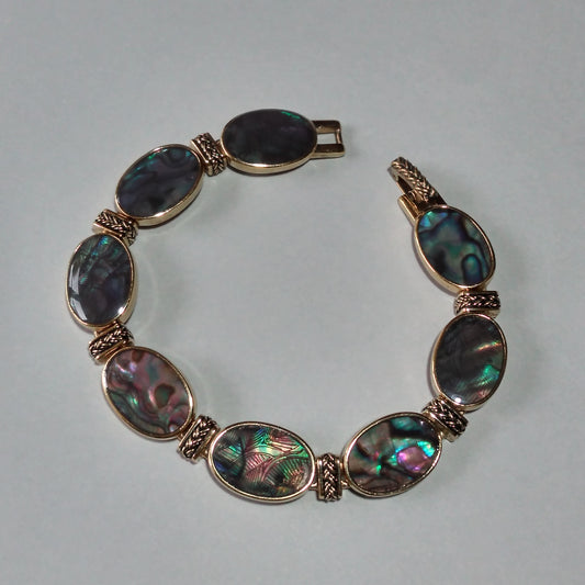 1970s Abalone Bracelet