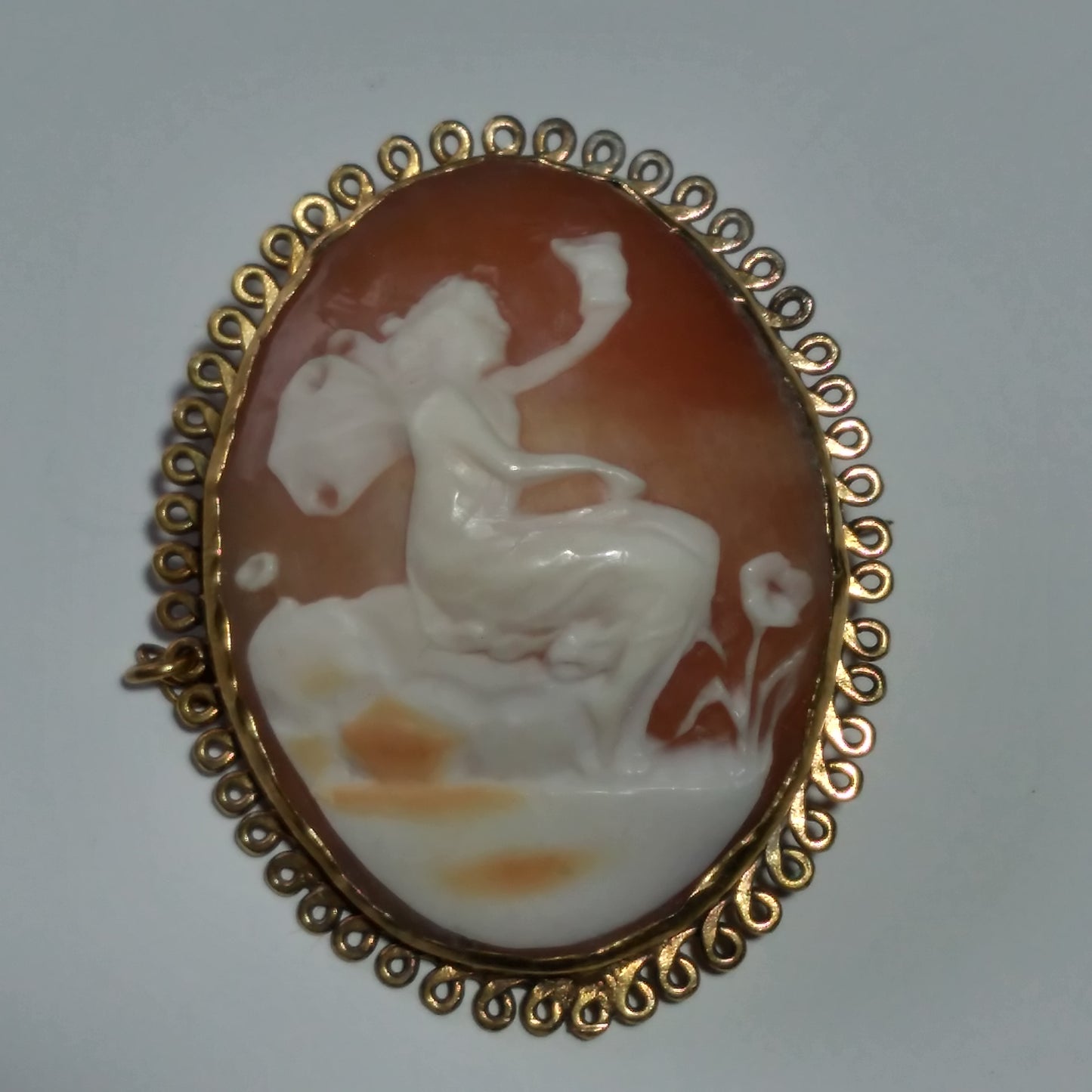 Antique Cameo BroochPendant