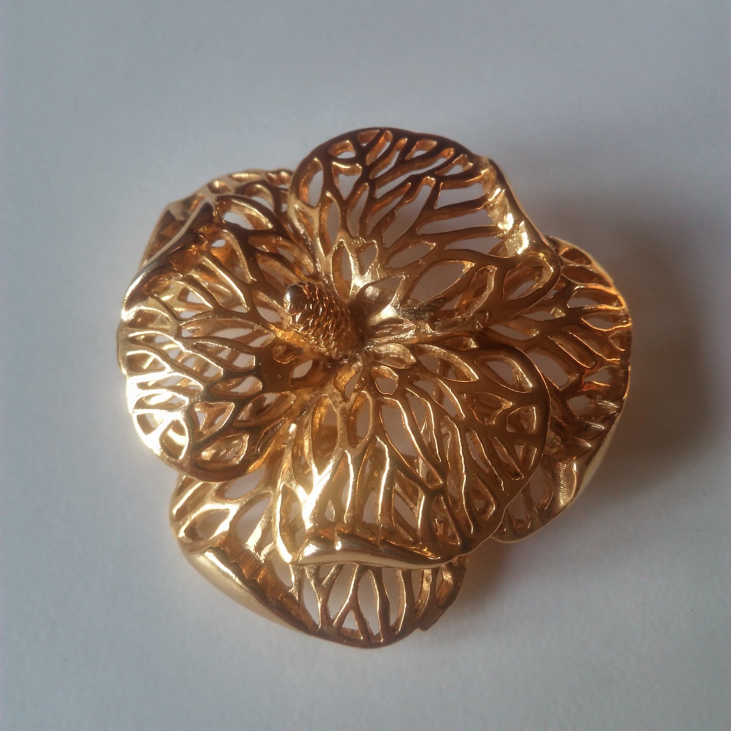 1980s Floral Brooch