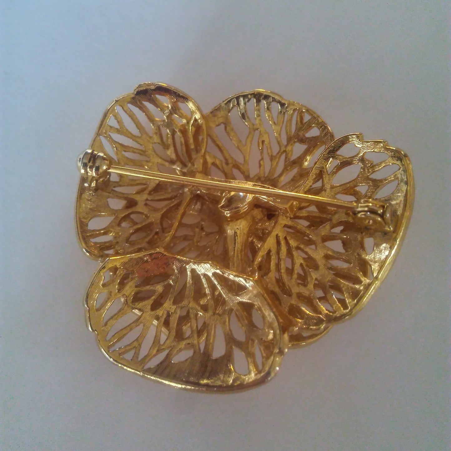 1980s Floral Brooch