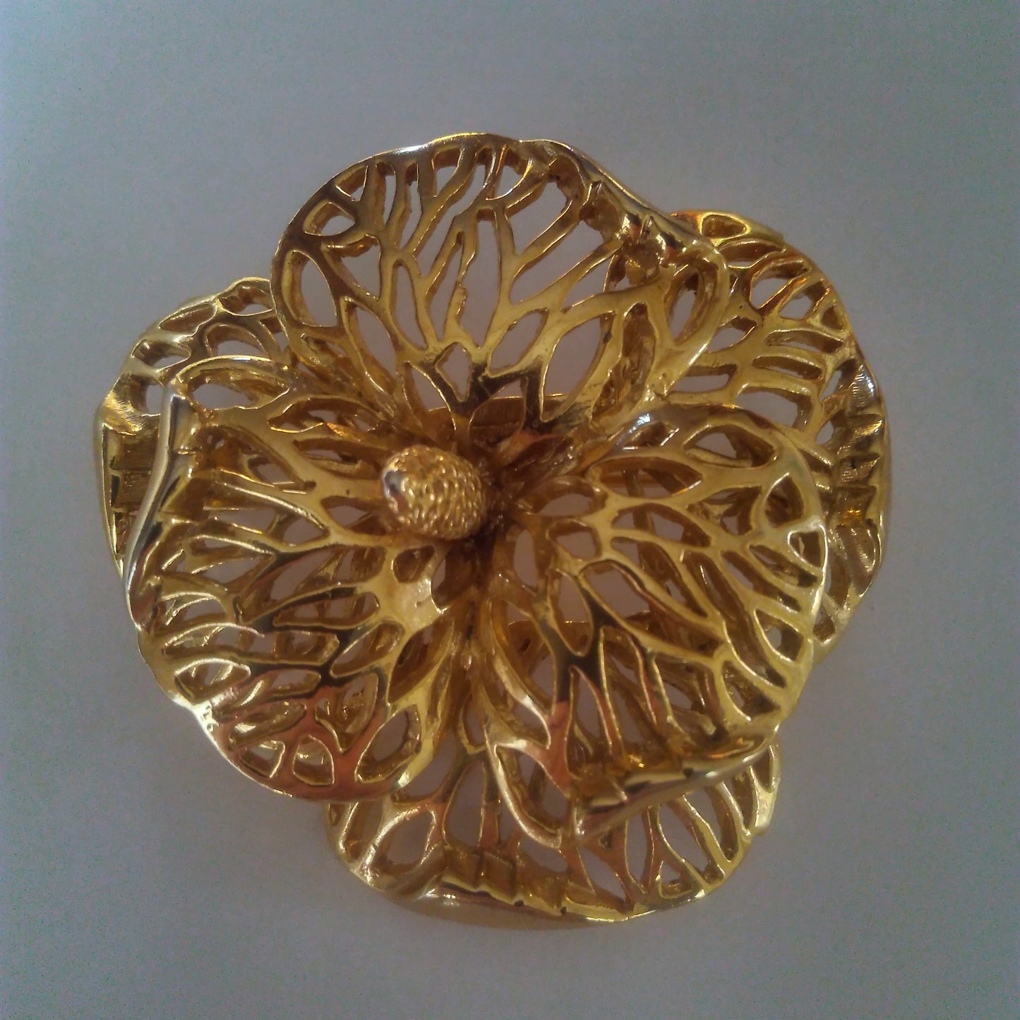 1980s Floral Brooch