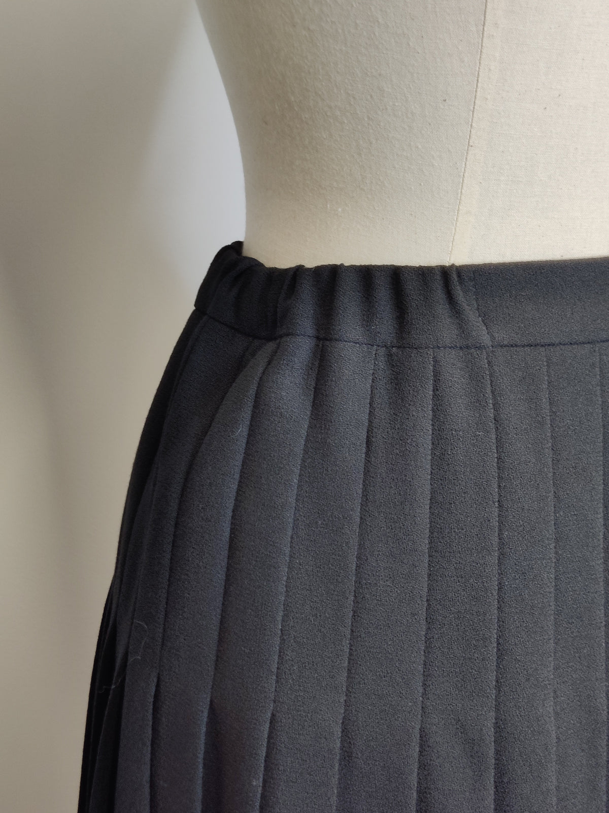 1980s Wool Pleated Skirt by Jaeger