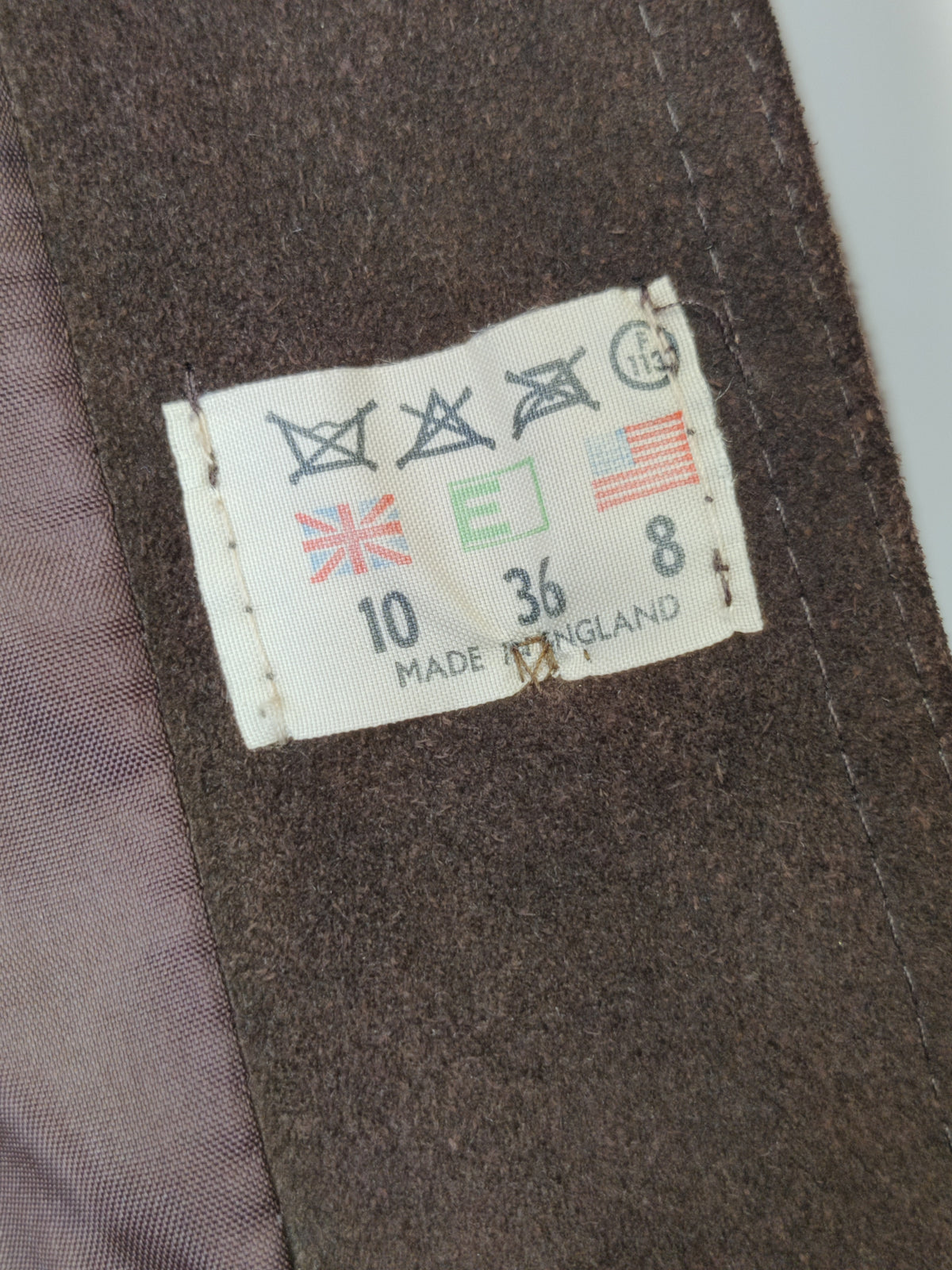 1970s Vintage Chocolate Suede "Penny Lane" Belted Jacket – Made in England by Suede & Leathercraft Ltd
