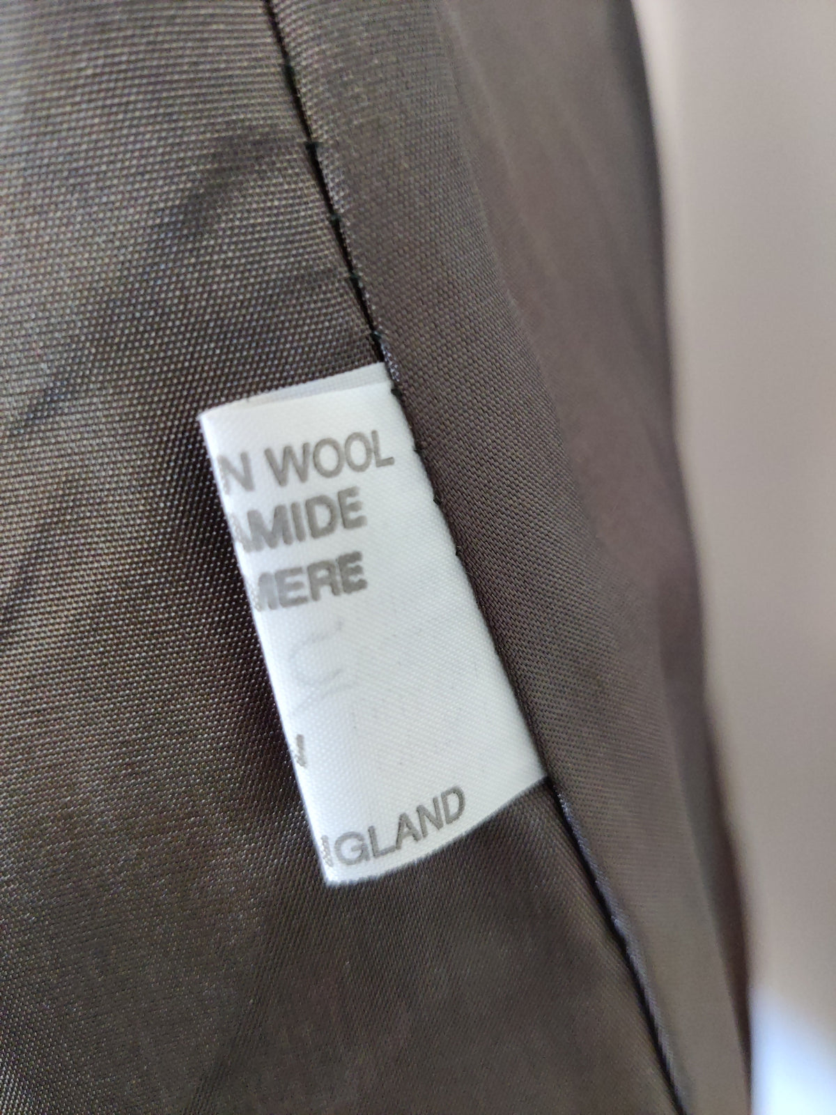 Vintage Gina Italian Wool & Cashmere Double Breasted Coat in Forrest Green