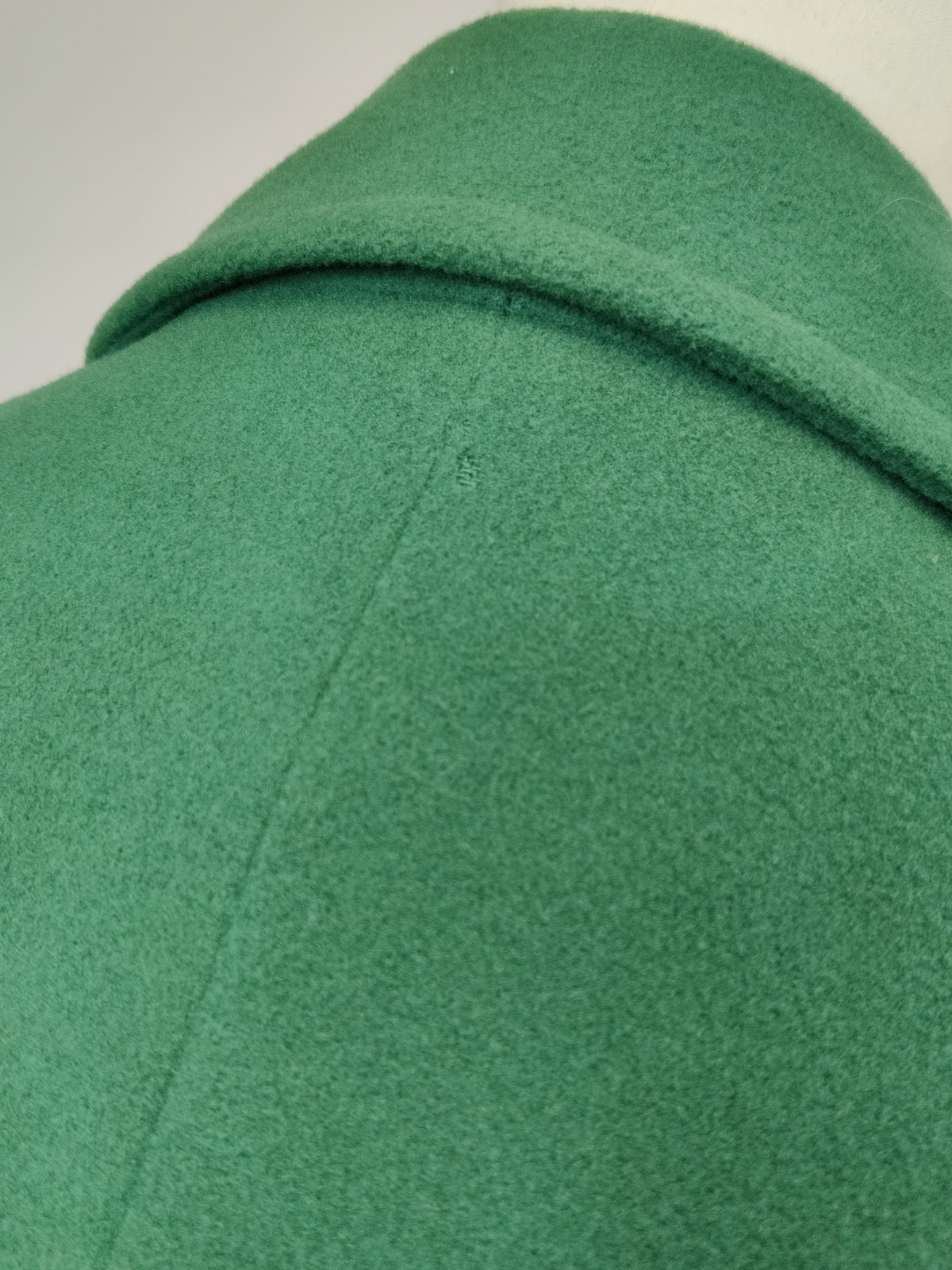 Vintage Gina Italian Wool & Cashmere Double Breasted Coat in Forrest Green