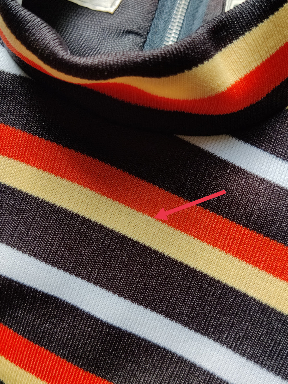 Vintage 1960s Glenard London Striped Mod Mini Dress