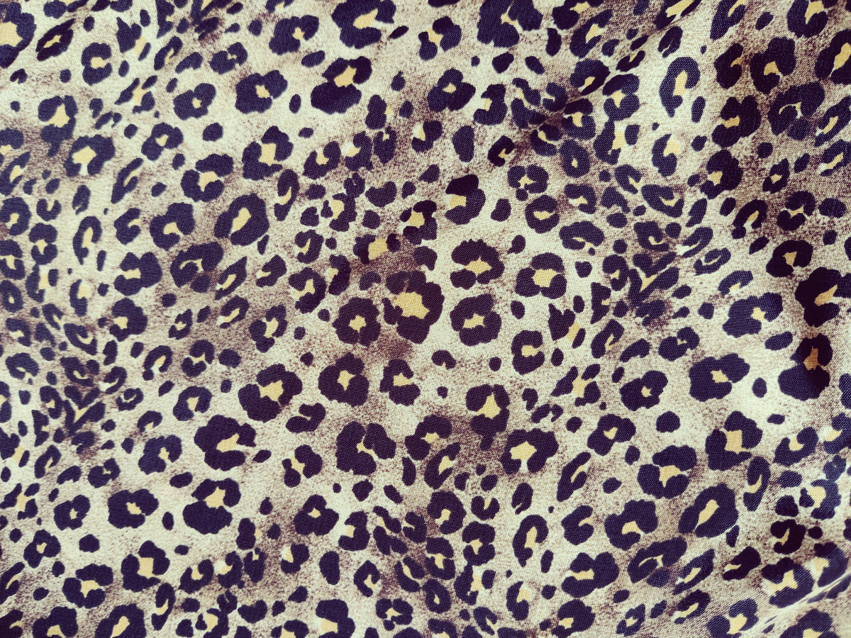 Vintage Betty Barclay Leopard Print Midi/Maxi Skirt