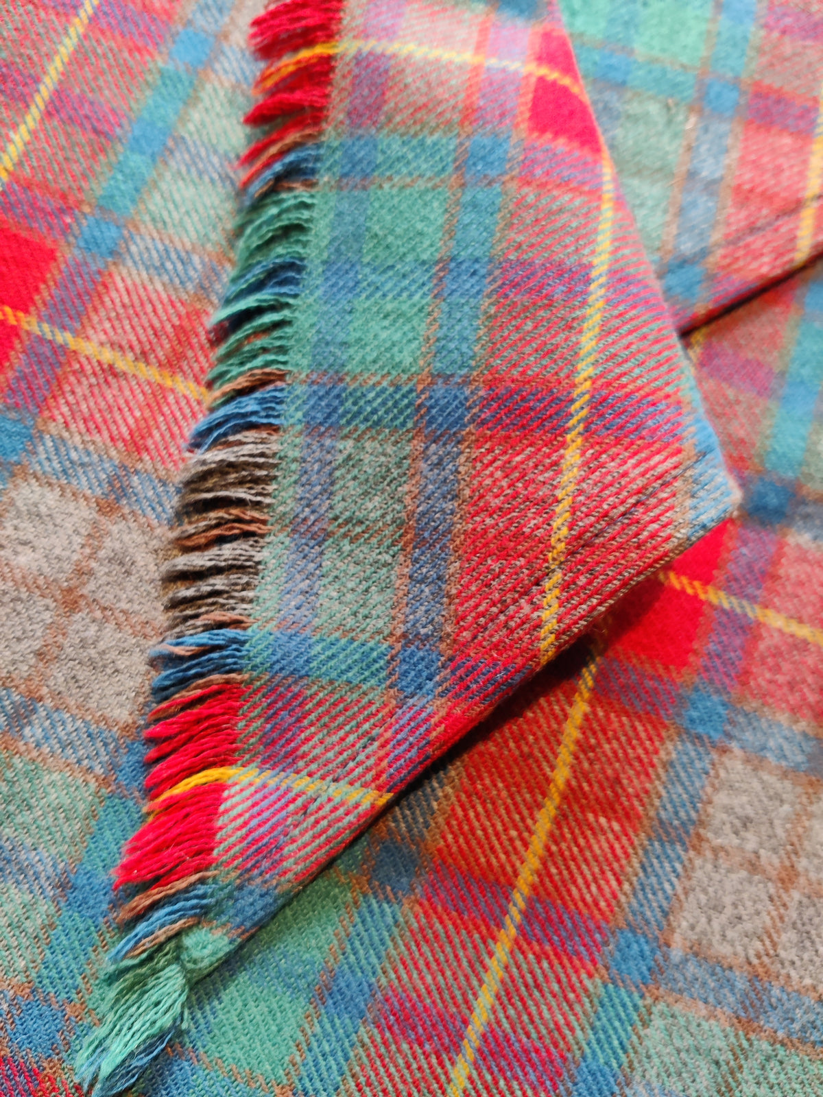 Vintage JAEGER London Pure Wool Tartan Shawl – MacIntyre Ancient