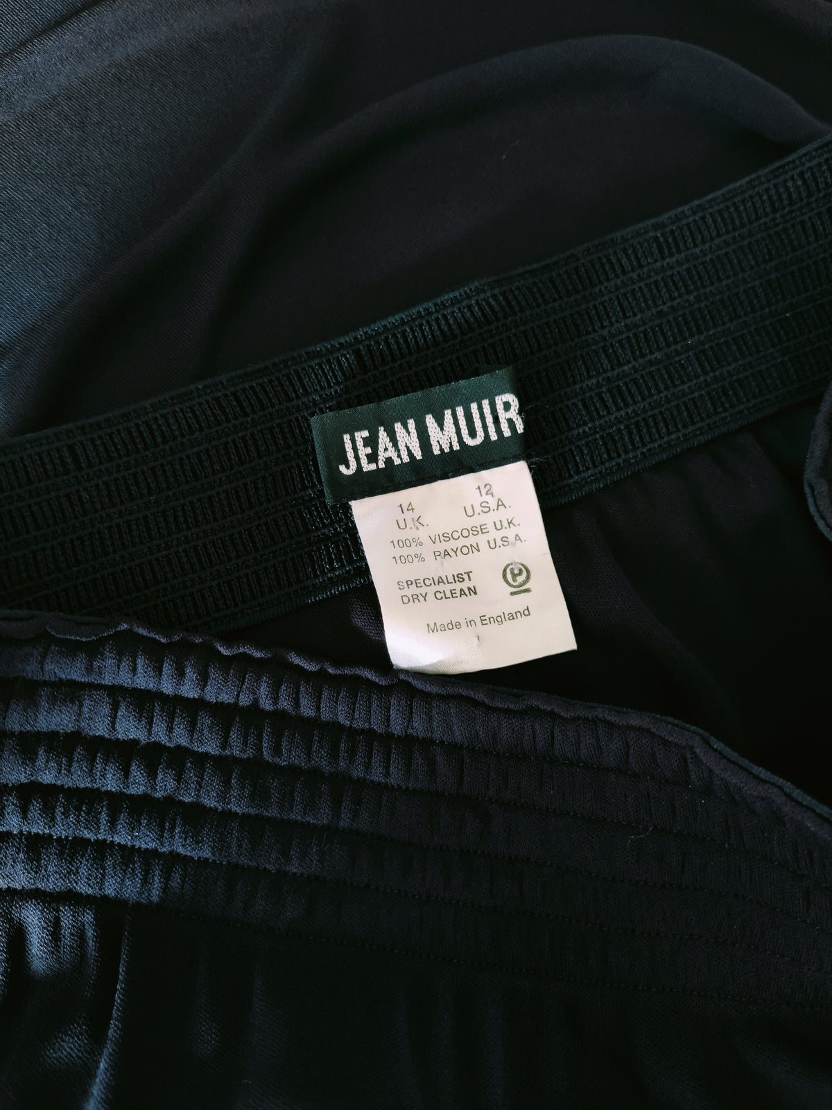 Jean Muir 1980s Maxi Pencil Skirt