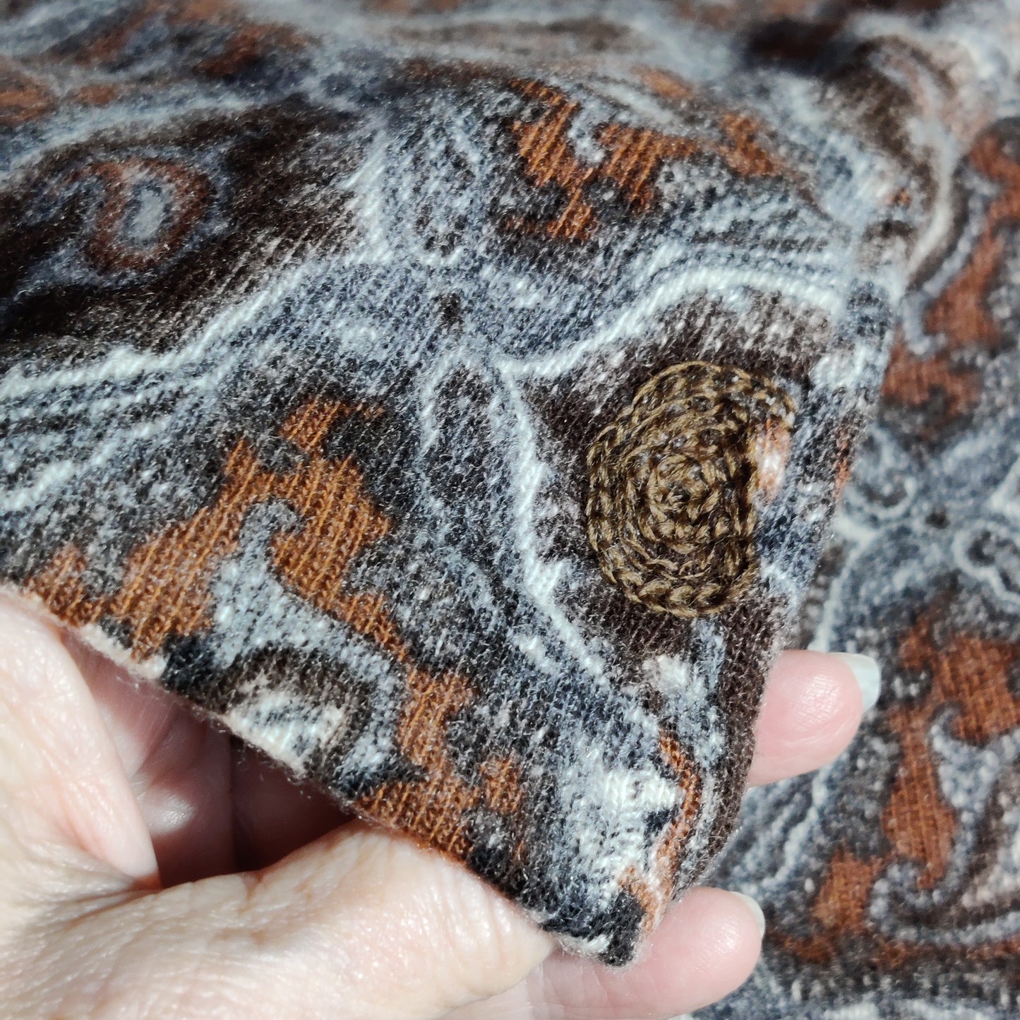 Perfect Print Cashmere Jumper 1960s/70s by Pringle