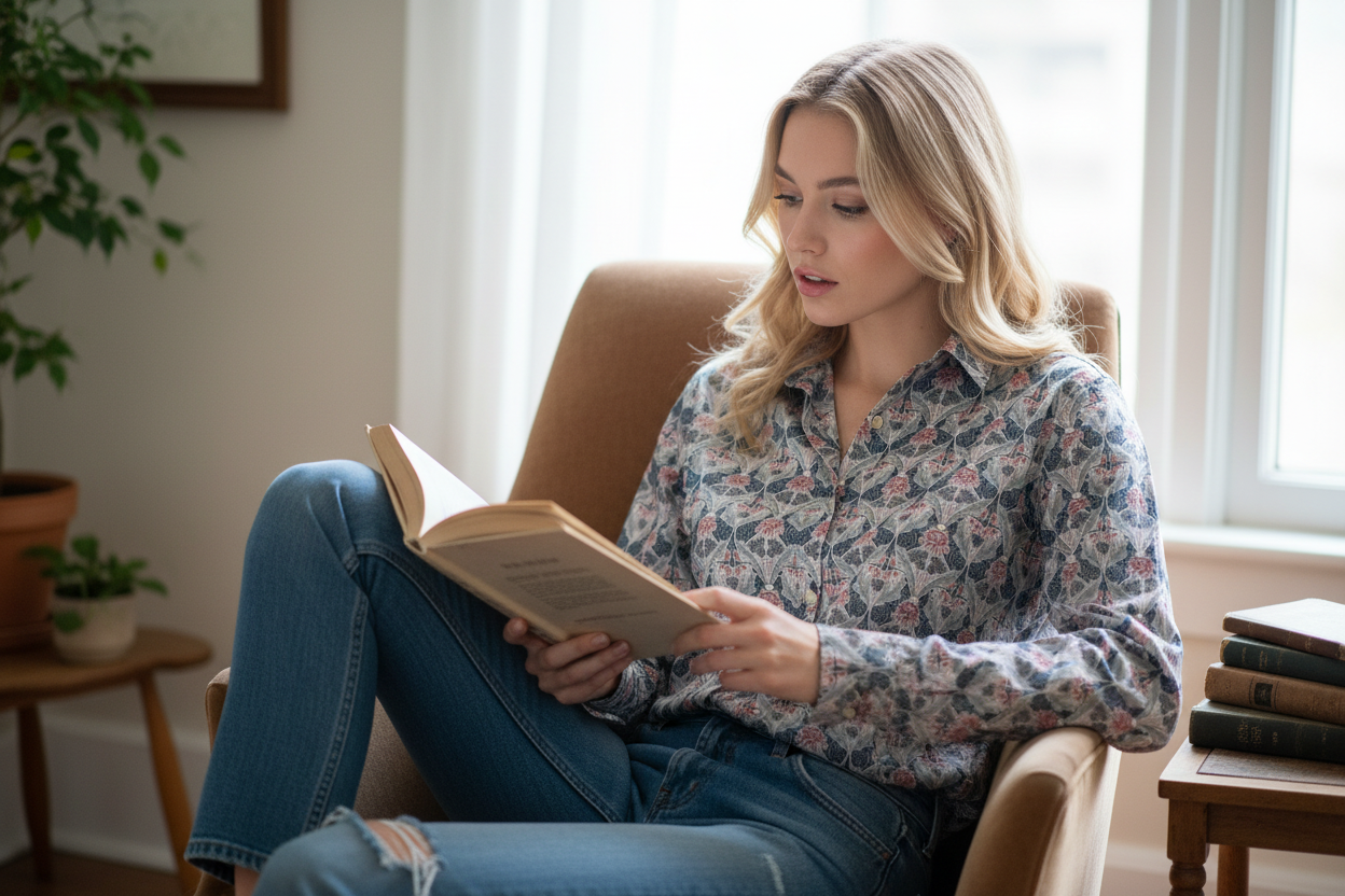Liberty Art Nouveau Print Shirt