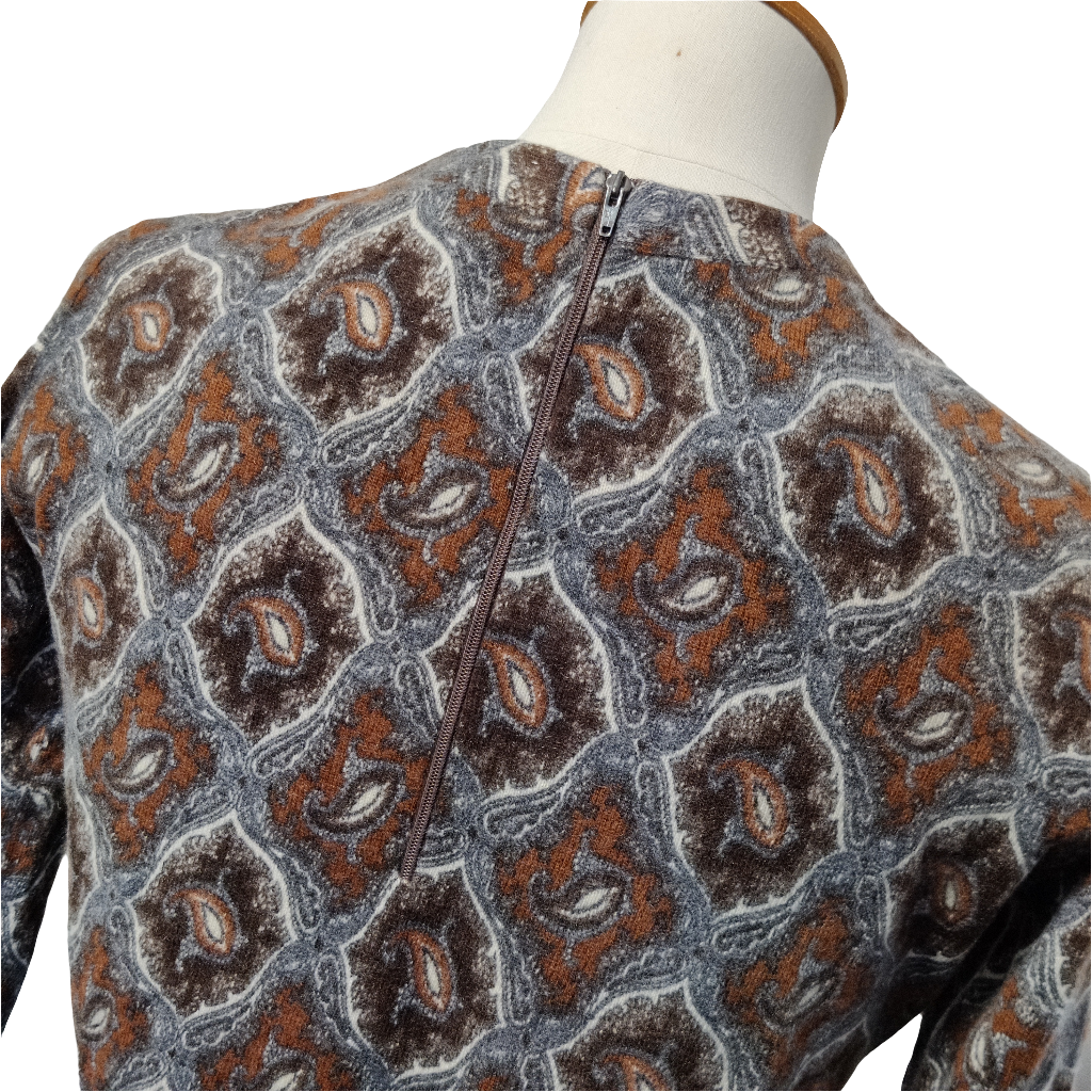 Perfect Print Cashmere Jumper 1960s/70s by Pringle