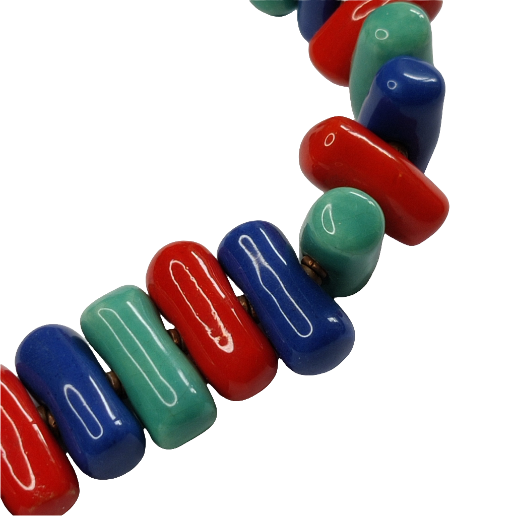 Colourful Ceramic Bead Necklace