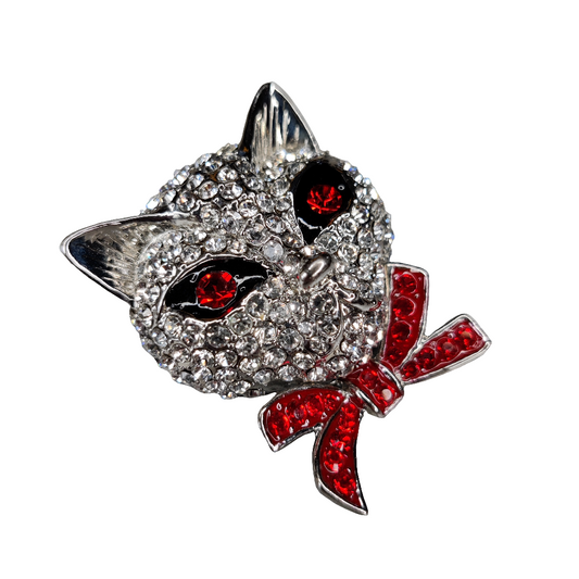 Butler & Wilson Cat Brooch