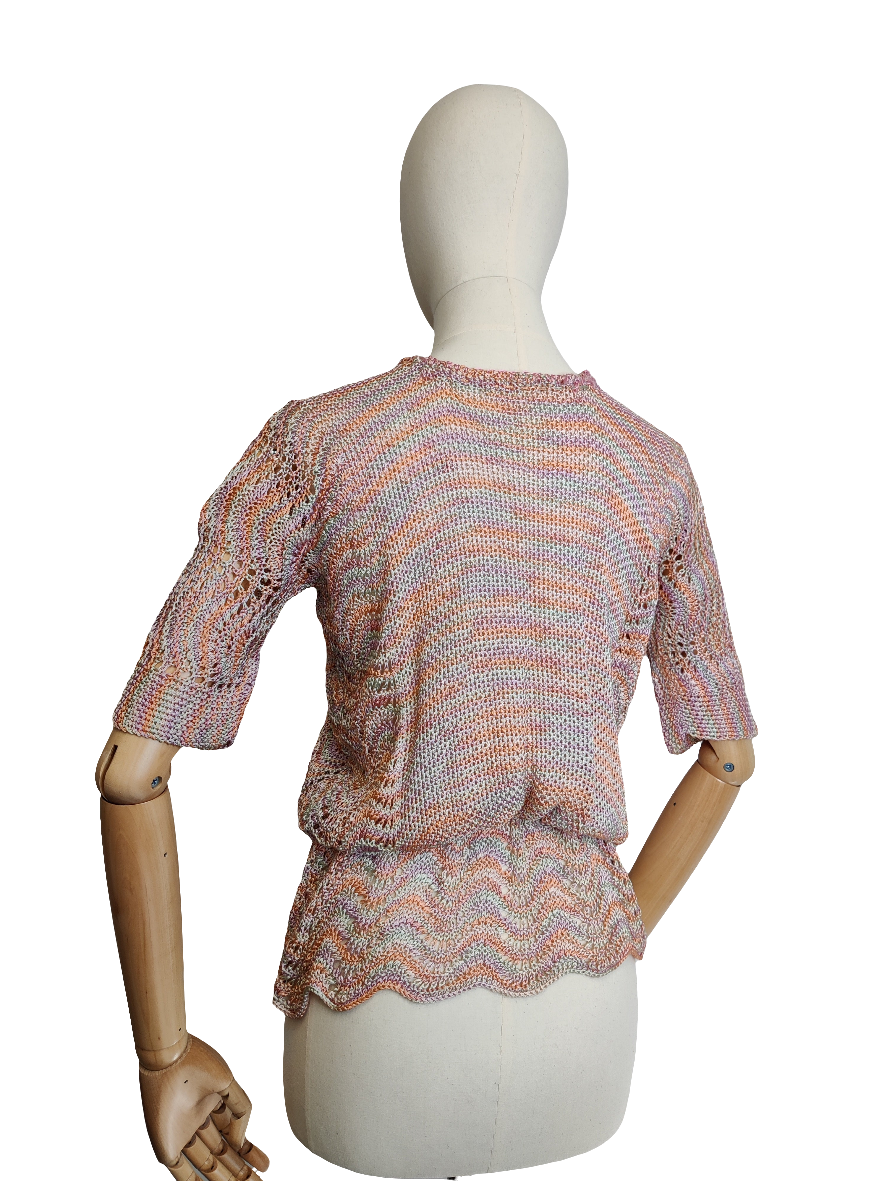 Hand Knitted Ombre Top