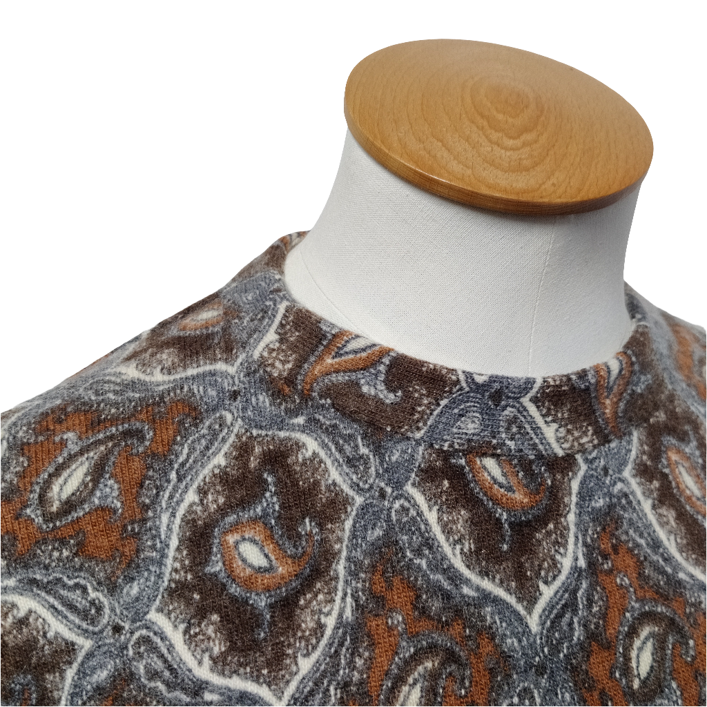 Perfect Print Cashmere Jumper 1960s/70s by Pringle