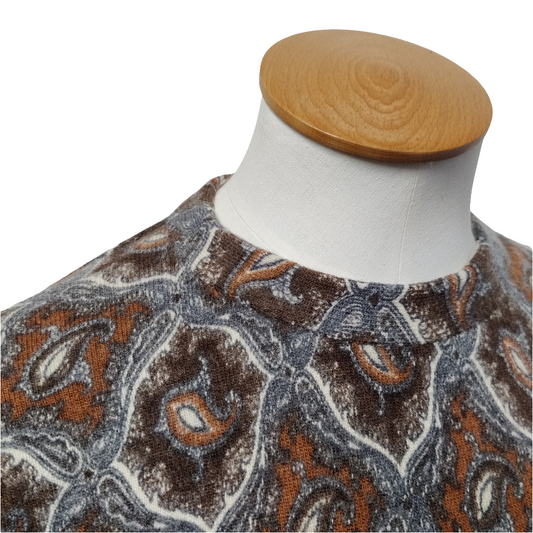 Perfect Print Cashmere Jumper 1960s/70s by Pringle