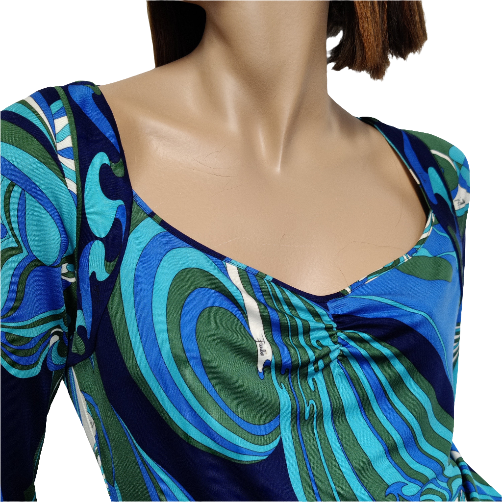 Iconic Print Silk Top by PUCCI
