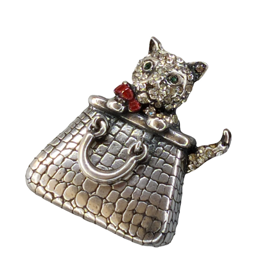 Vintage Cat brooch by Askew London