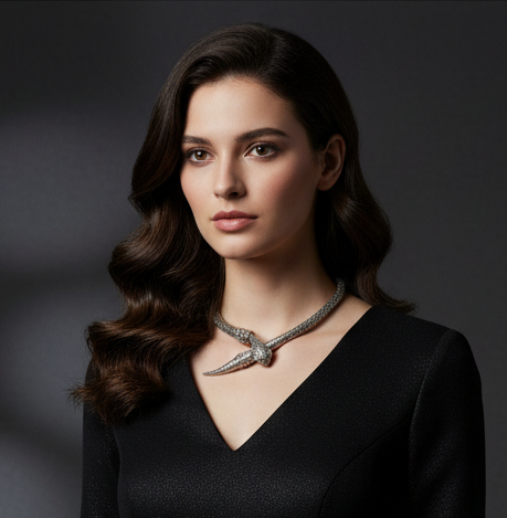Mesh Snake necklace
