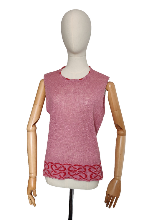 Bill Baber Sleeveless Slipover Top