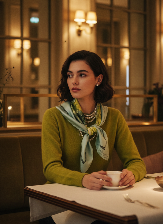 Pierre Balmain vintage silk scarf