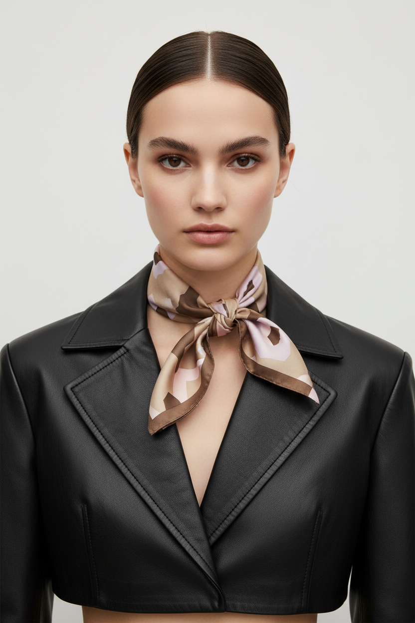 Vintage Lehner Silk Scarf