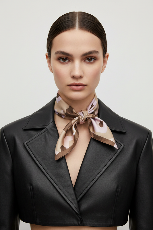 Vintage Lehner Silk Scarf