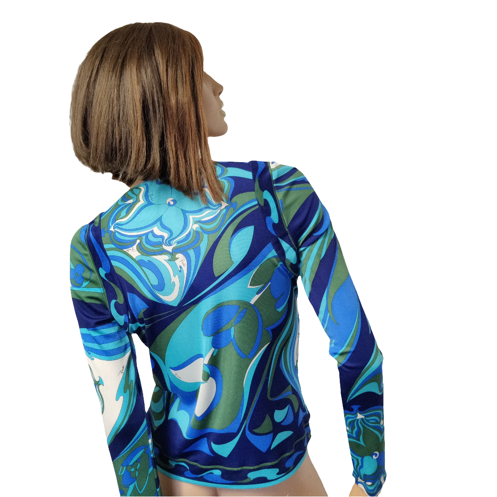 Iconic Print Silk Top by PUCCI