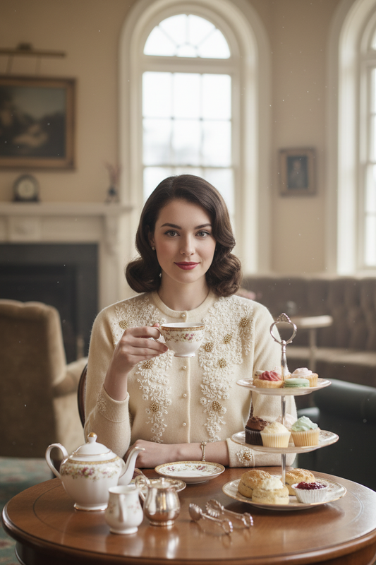 Beaded 1960s Cardigan