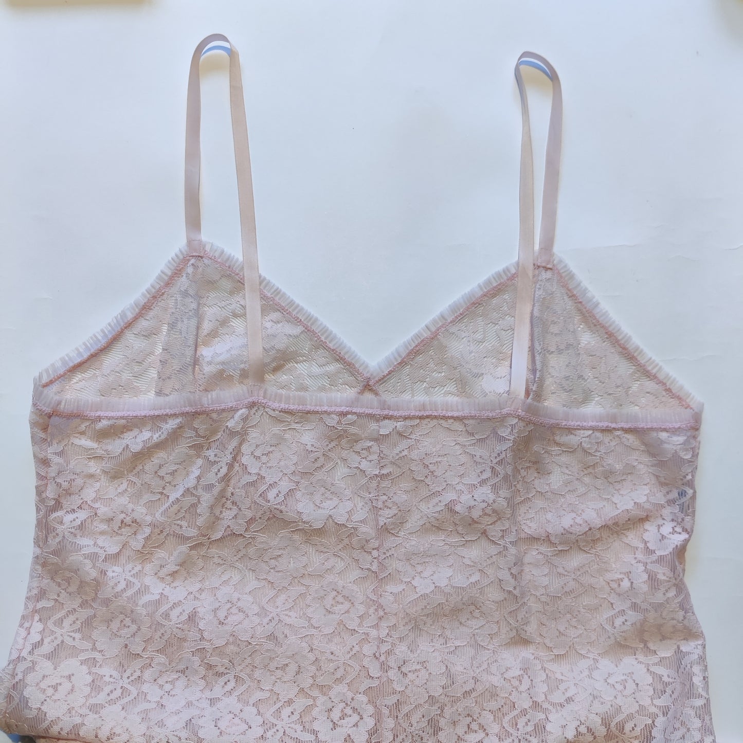 1960s Pink Lace Slip