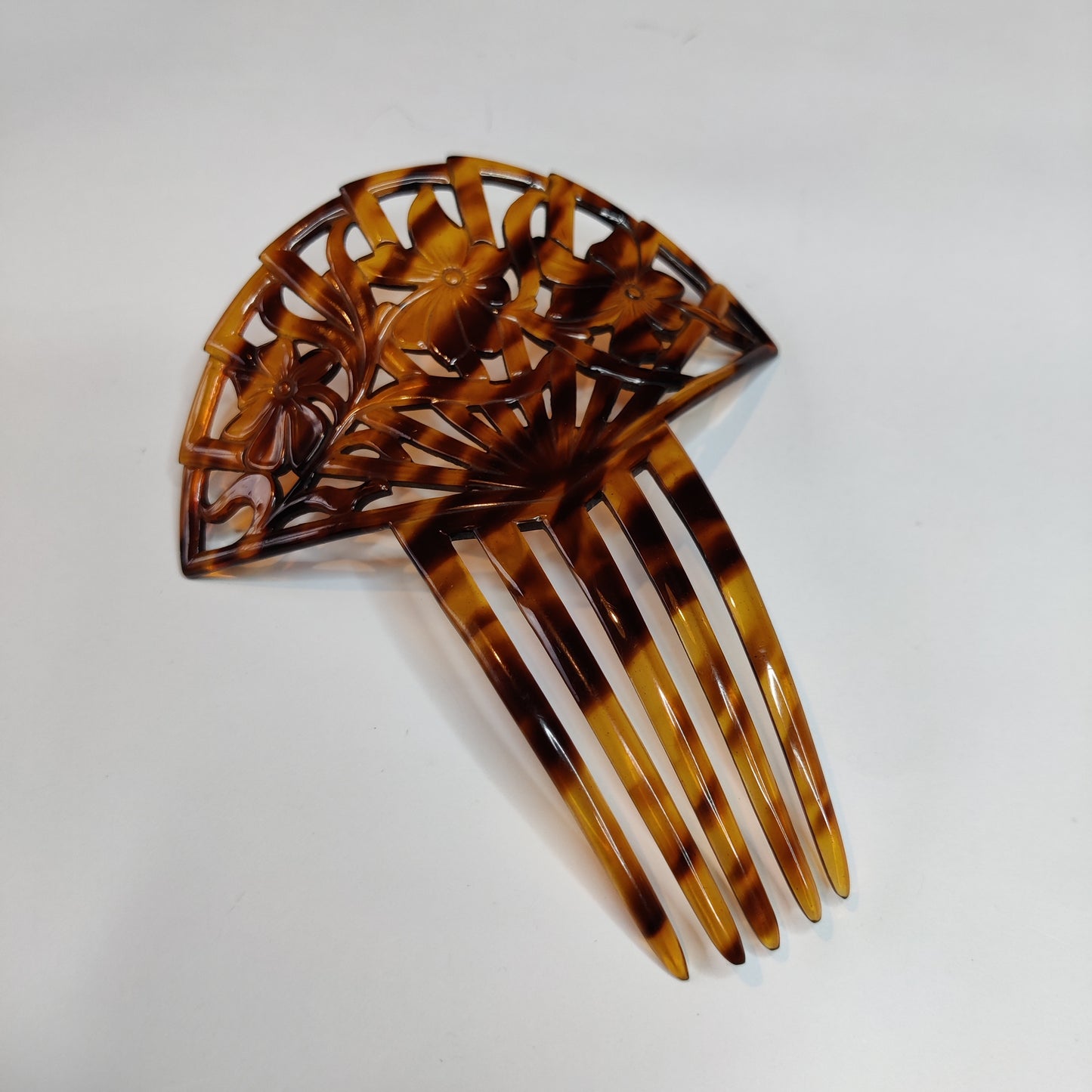 Art Deco Celluloid Hair Comb