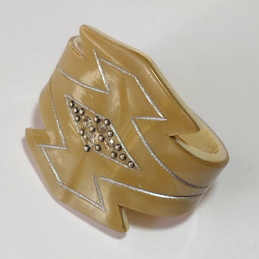 1930s Deco Scarf Ring