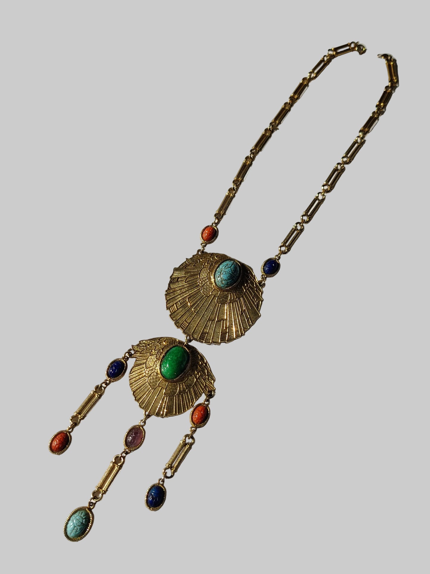 Vintage Accessocraft Egyptian Revival Necklace