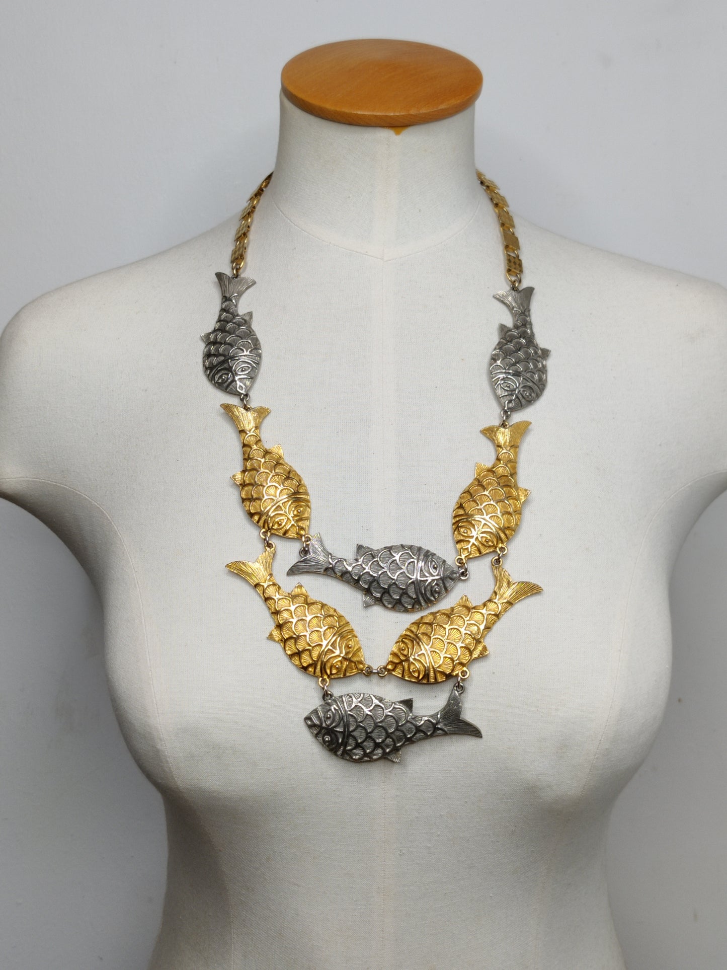 Vintage Fish Necklace by Pauline Rader