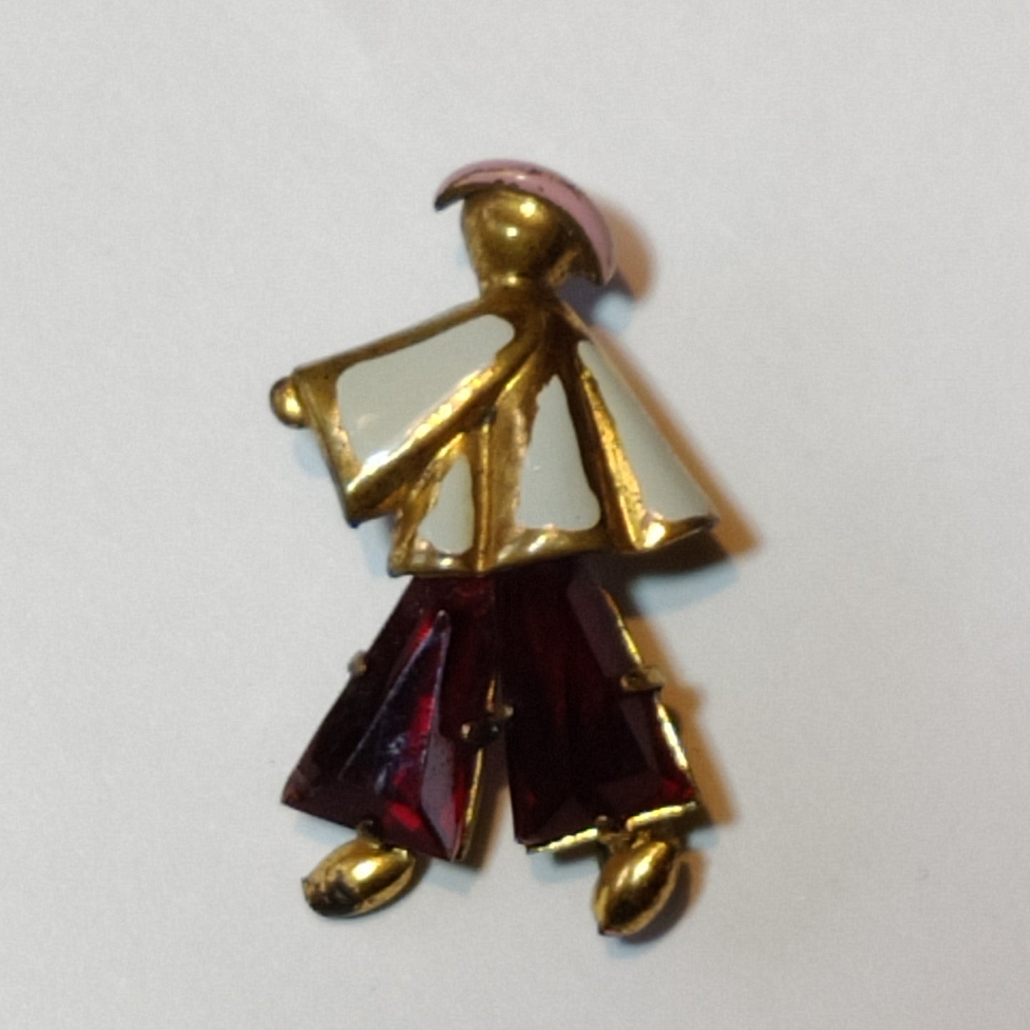 Vintage Chinese Man Brooch