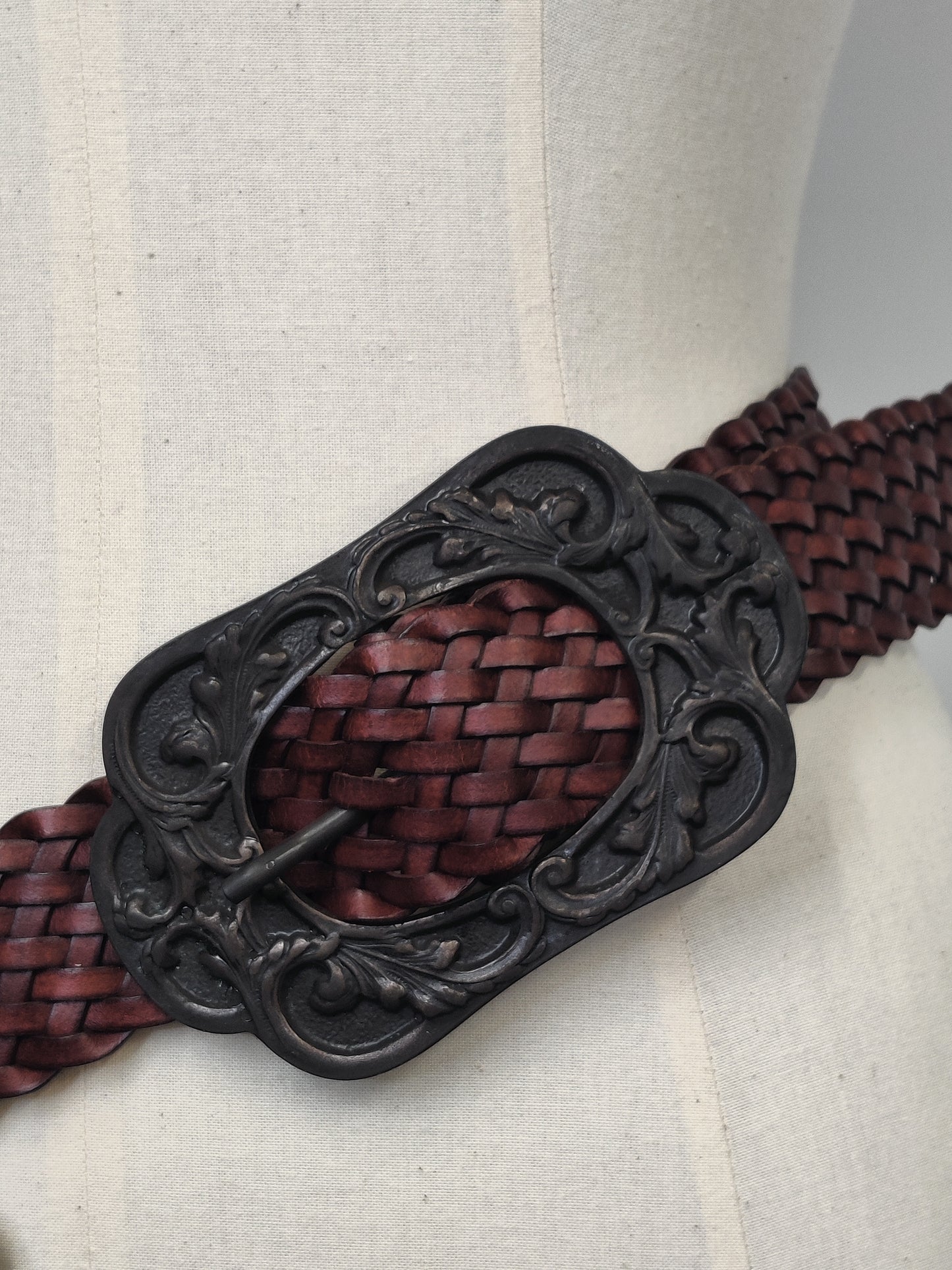 Vintage Leather/Coin Belt