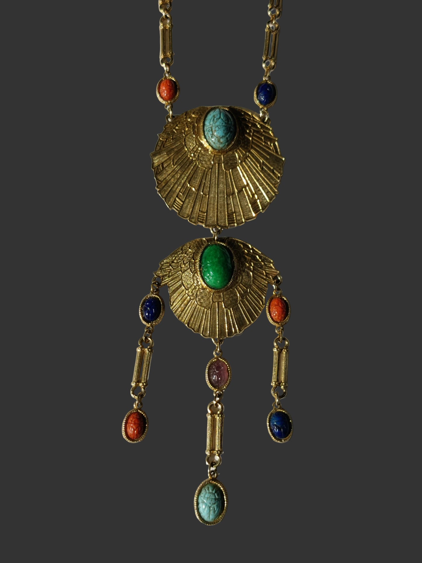 Vintage Accessocraft Egyptian Revival Necklace