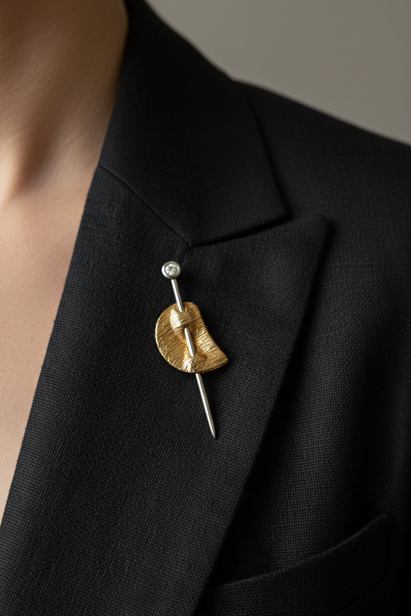 1990s David Grau Brooch