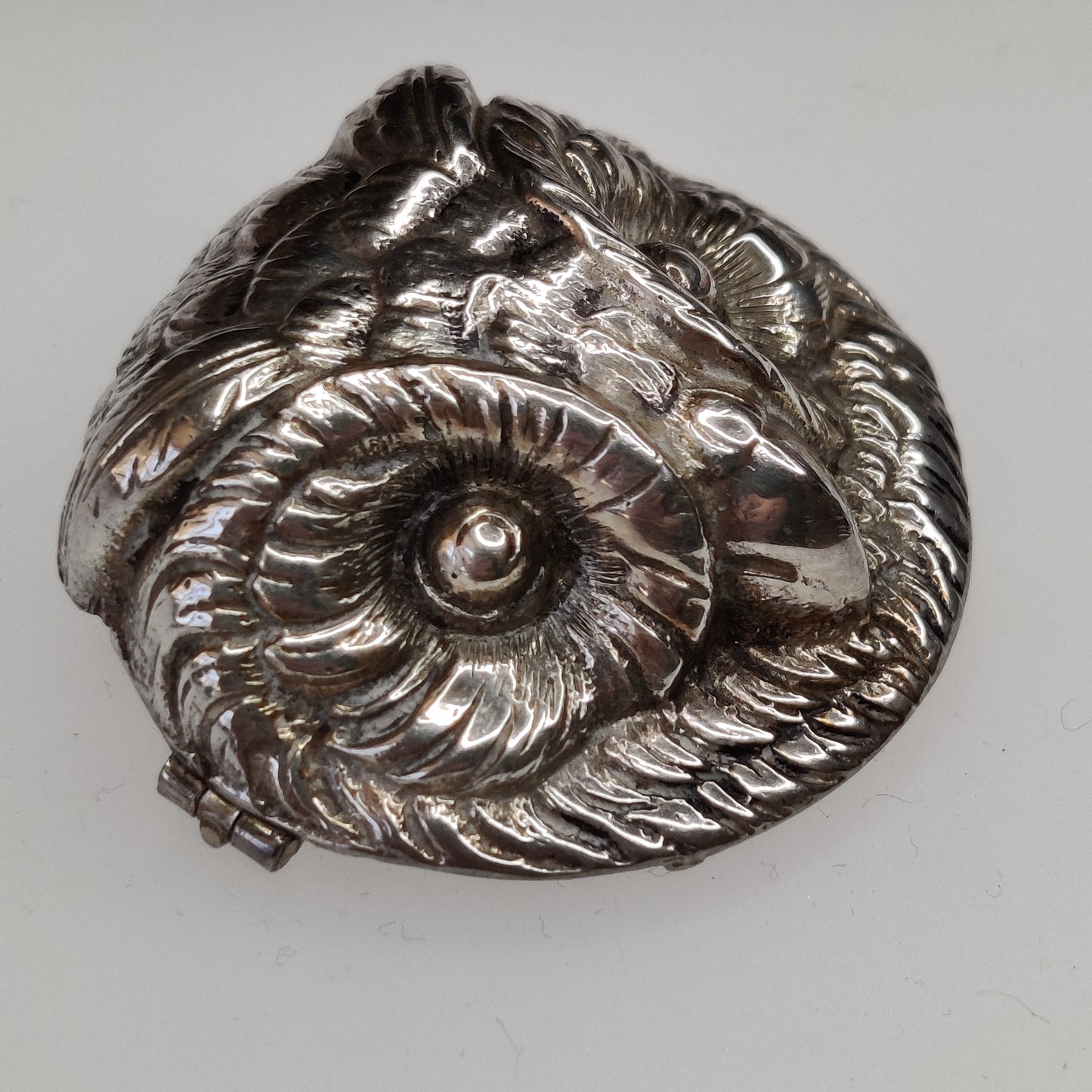 Vintage Silver Owl Brooch