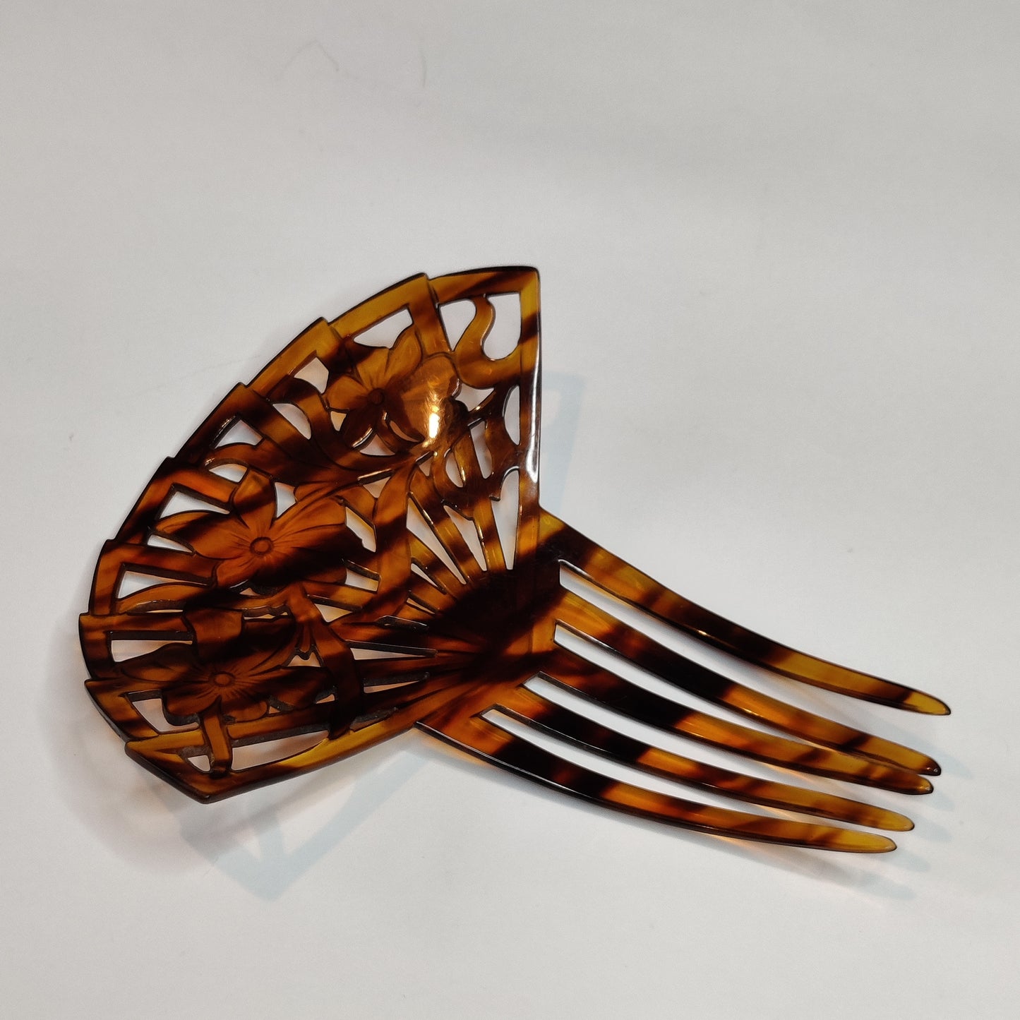 Art Deco Celluloid Hair Comb