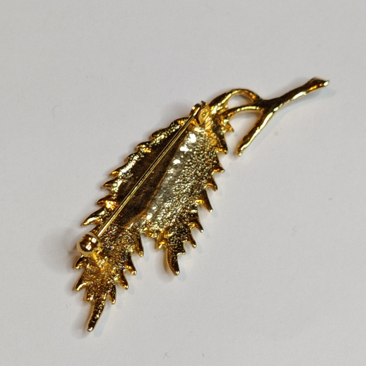 1960s Leaves Brooch