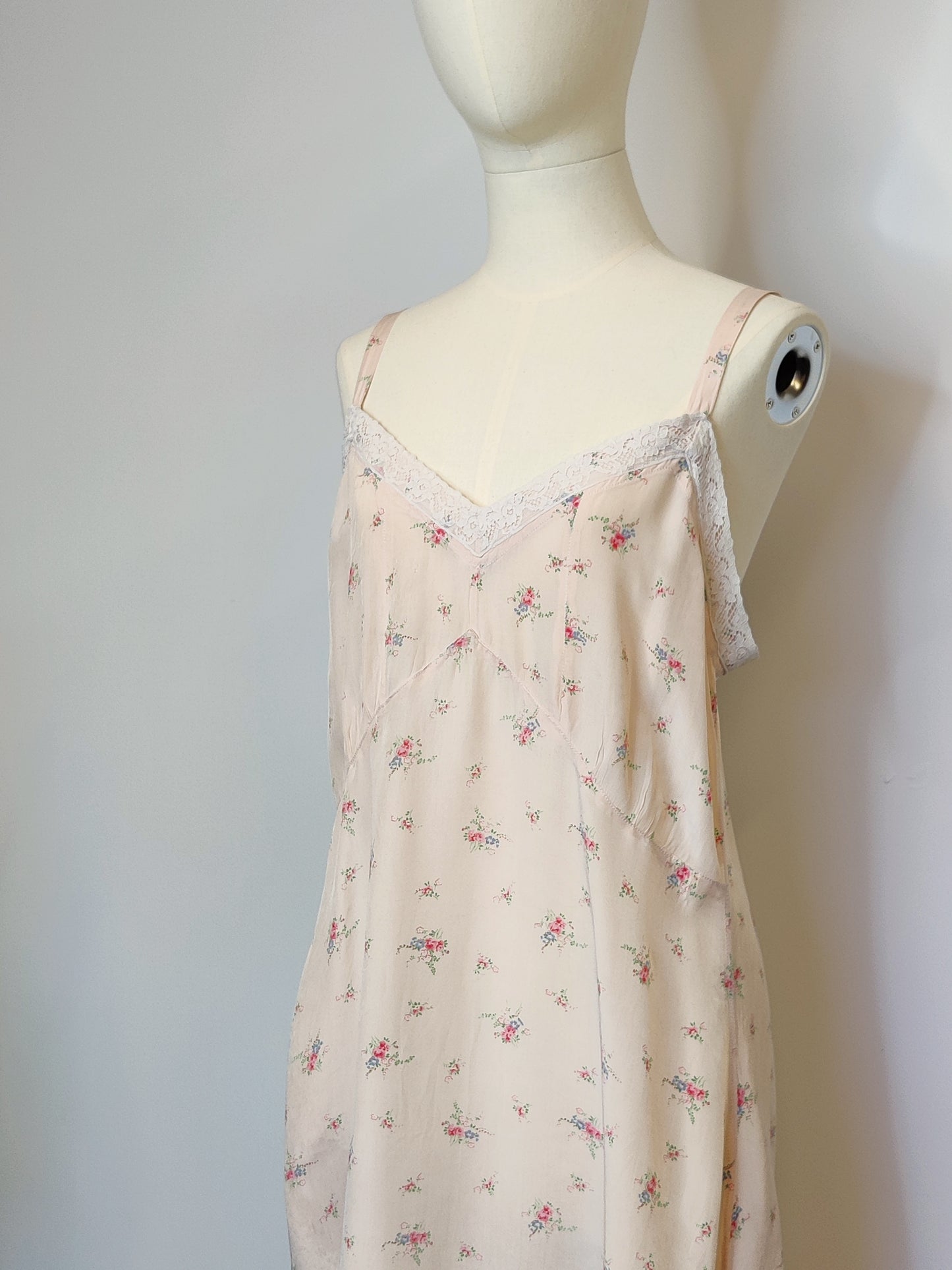 Vintage Floral Slip Dress