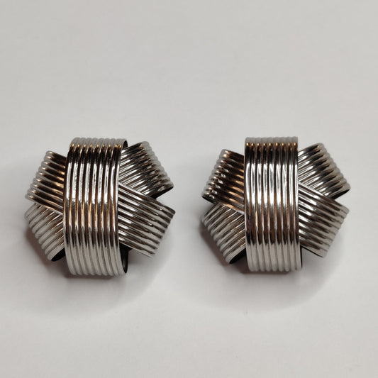 Vintage Ribbon Banded Earrings