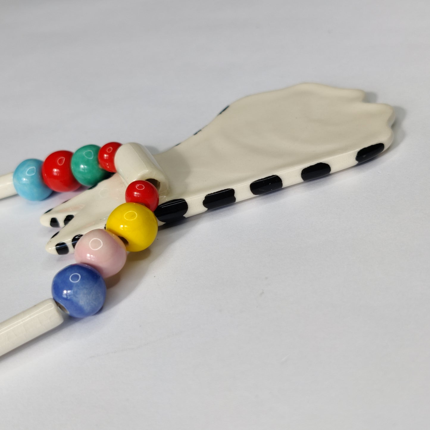 Vintage Designer Ceramic Cat Necklace