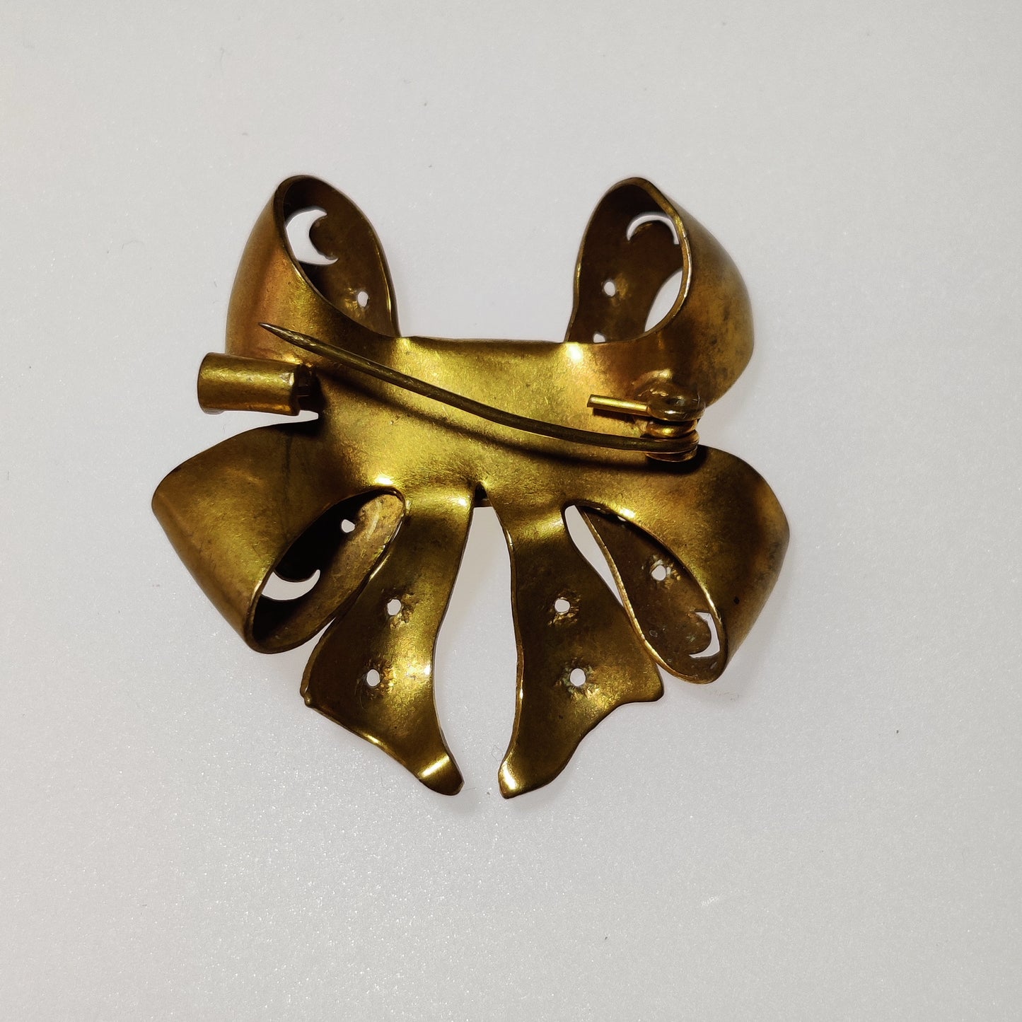 Vintage Celestial Bow Brooch