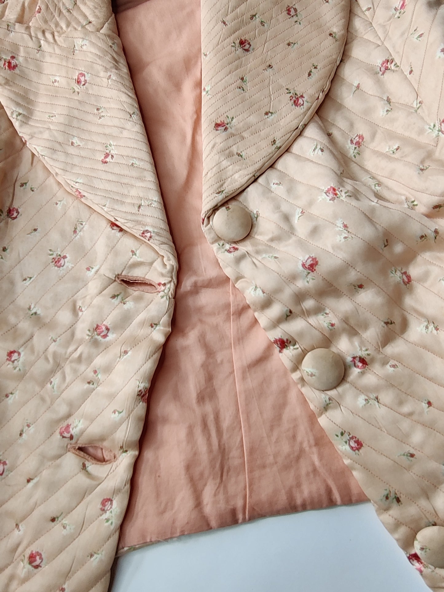 Vintage Floral Bed Jacket
