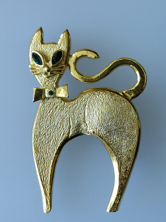 Vintage Cat Brooch