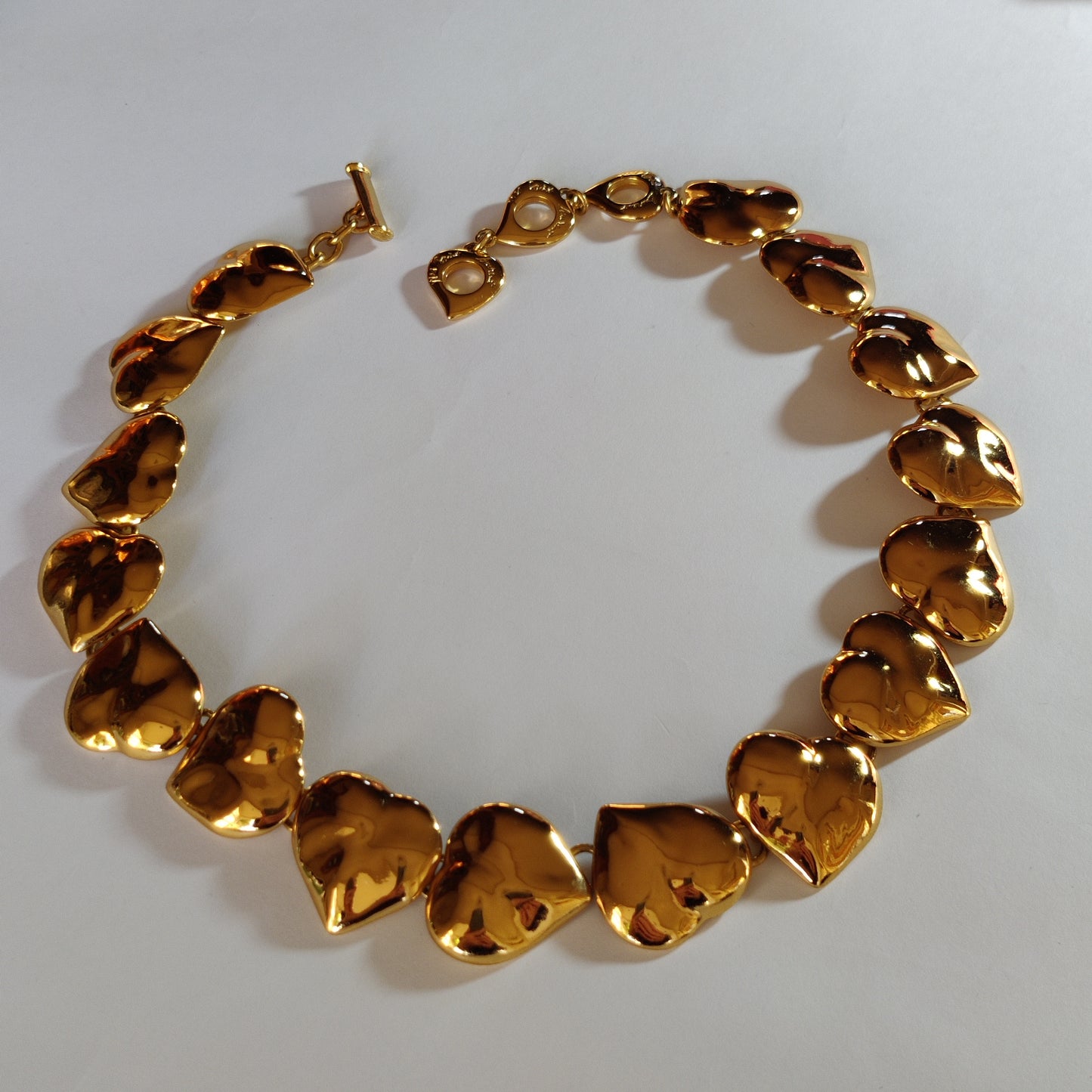 Vintage Ysl Hearts Necklace